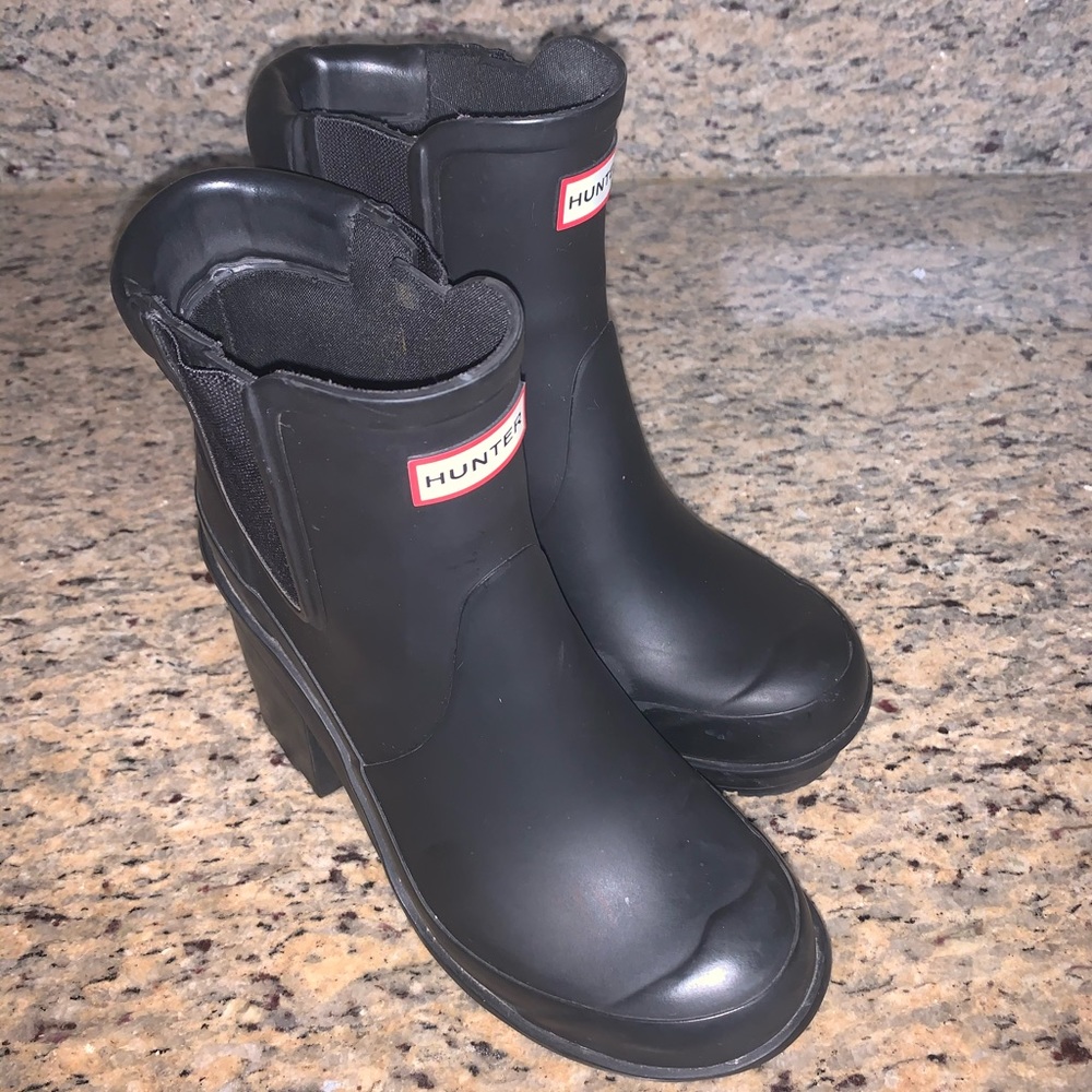 Hunter Chelsea Heeled Boots